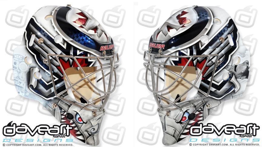 VV's new pads to go with his Devils Goalie Tribute Mask 🔥 : r/devils