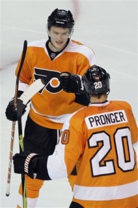 JVR has impressed the Flyers brass this pre-season. (Picture courtesy of yahoo.com)