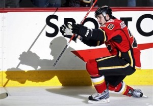Columbus GM Scott Howson does not regret trading Curtis Glencross. (Picture courtesy of Yahoo!)