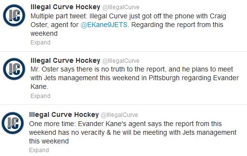 IC tweets re Kane