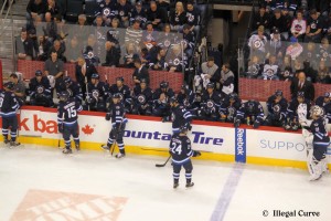 Jets bench - April 20, 2013