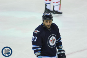 Byfuglien staring down