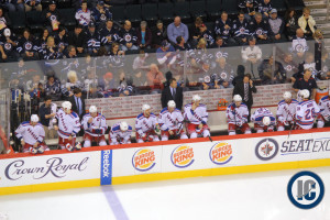 Rangers bench (March 31)