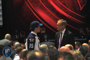 Roslovic talks to coach Maurice