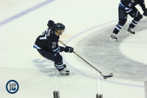 Myers up the ice