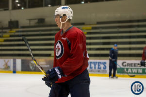 Logan Stanley at training camp