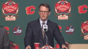 Mark Chipman in Regina regarding Heritage Classic